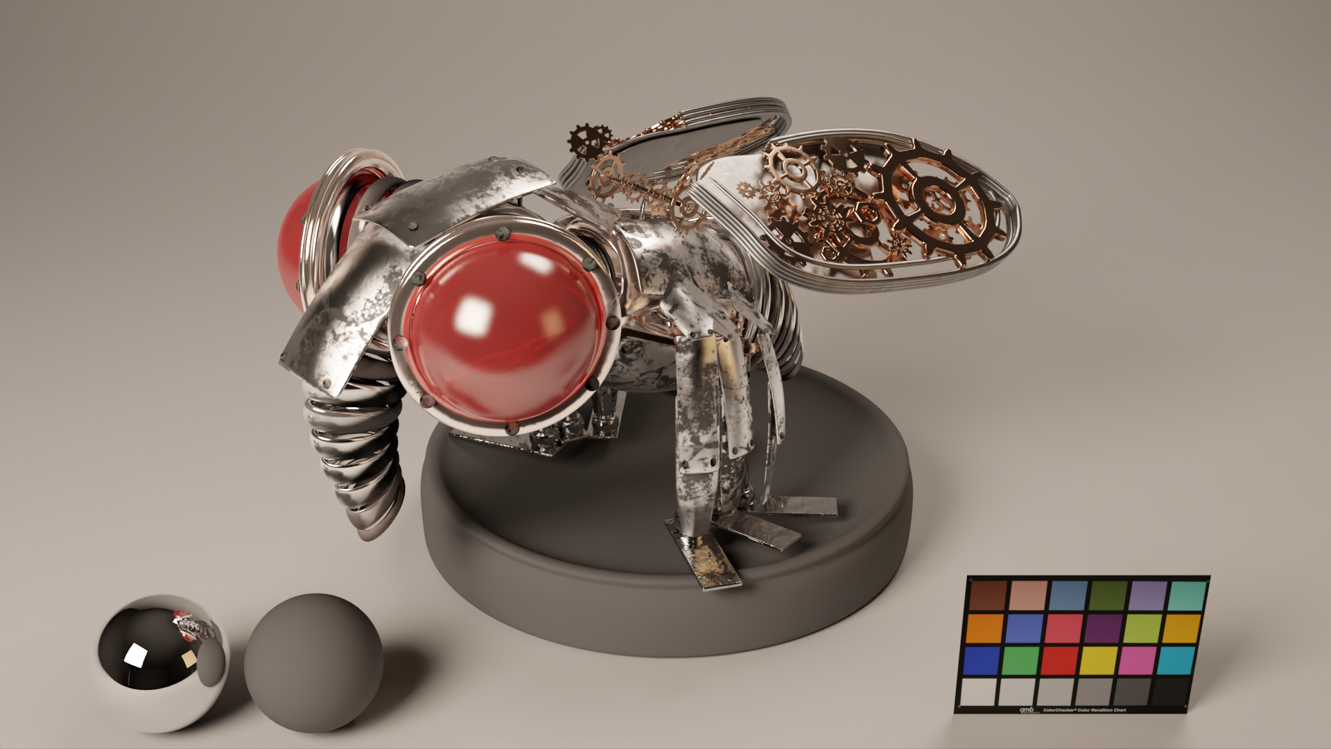 A steam punk bug